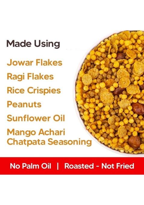 Eat Better Co Millet Namkeen Mango Achari Chatpata – Roasted Healthy Snack | Pack of Two (200g)