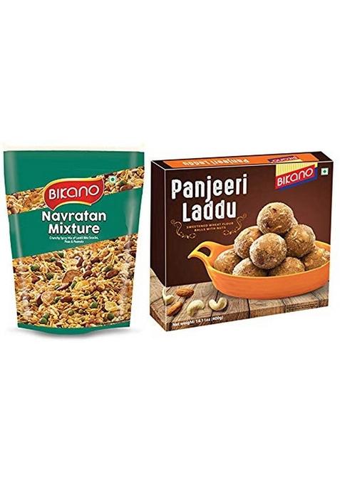 Bikano Navratan Mixture, 1kg and Panjeeri Laddu Special, 400g