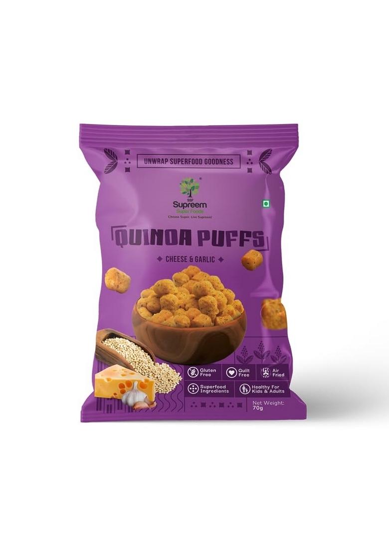 Ssf Supreem Super Foods Normalife™ Snack Combo – Ragi Chips, Fava Beans, Quinoa Puffs & Soya Chips | Pack of 4