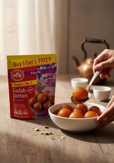 Mtr Gulab Jamun Mix, 160g / 175 grams (Buy 1 & Get 1 Free)