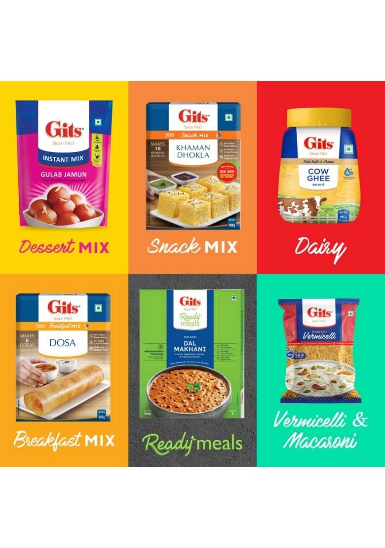 Gits Open & Eat Rasgulla Tin, 16 Pieces per Can, Mouth-Watering Indian Mithai, 1Kg - Indya