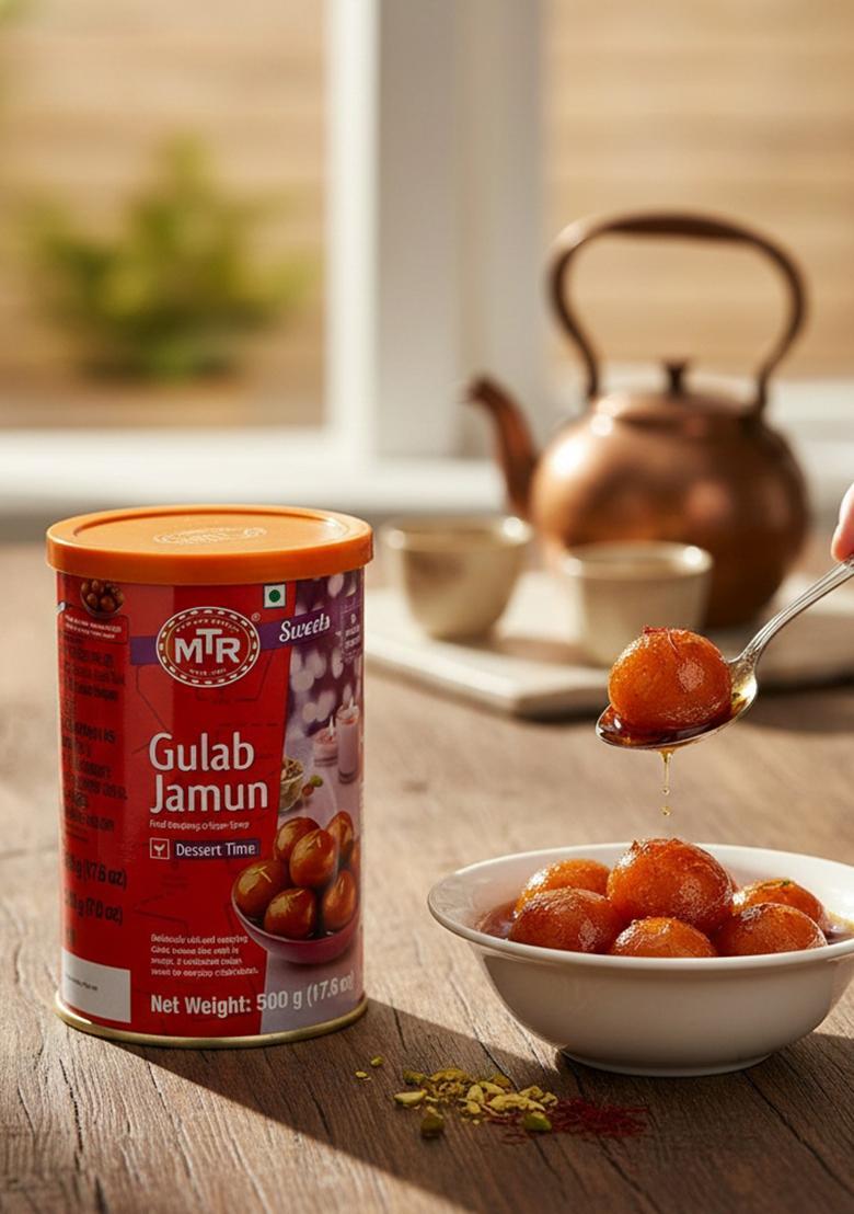 Mtr Gulab Jamun Tin 500g
