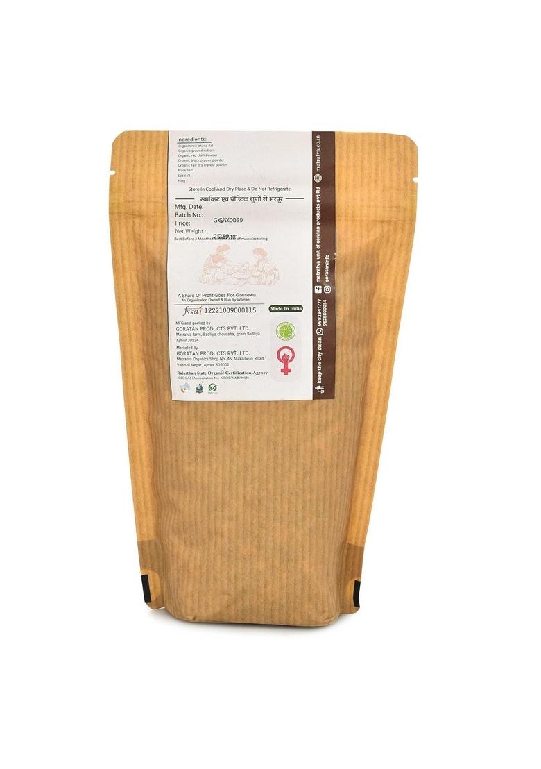 Matratva Organic Chana Dal Namkeen 1 kg – Spicy & Crunchy Healthy Indian Snack | Masala Chana Dal