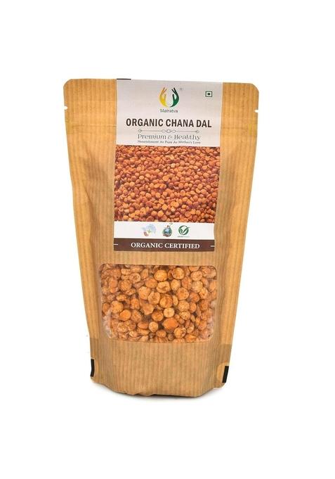 Matratva Organic Chana Dal Namkeen 1 kg – Spicy & Crunchy Healthy Indian Snack | Masala Chana Dal