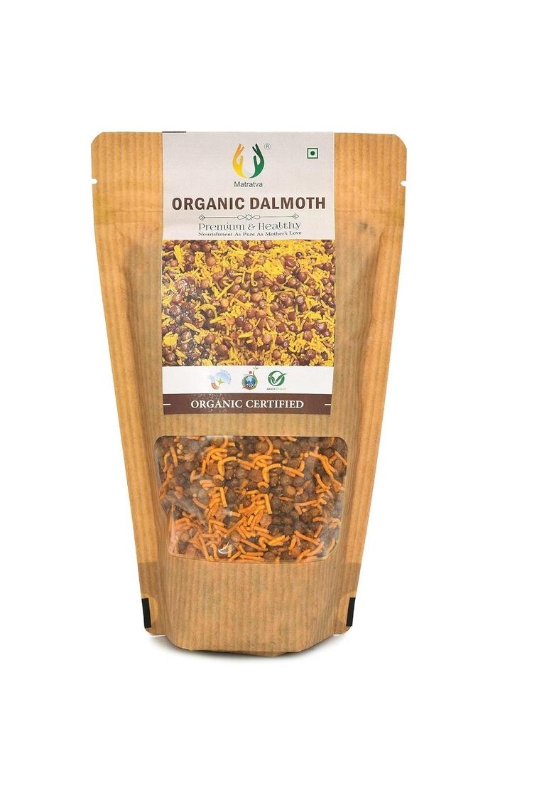 Matratva Organic Dal Moth Namkeen 500 gm – Organic Crunchy Namkeen