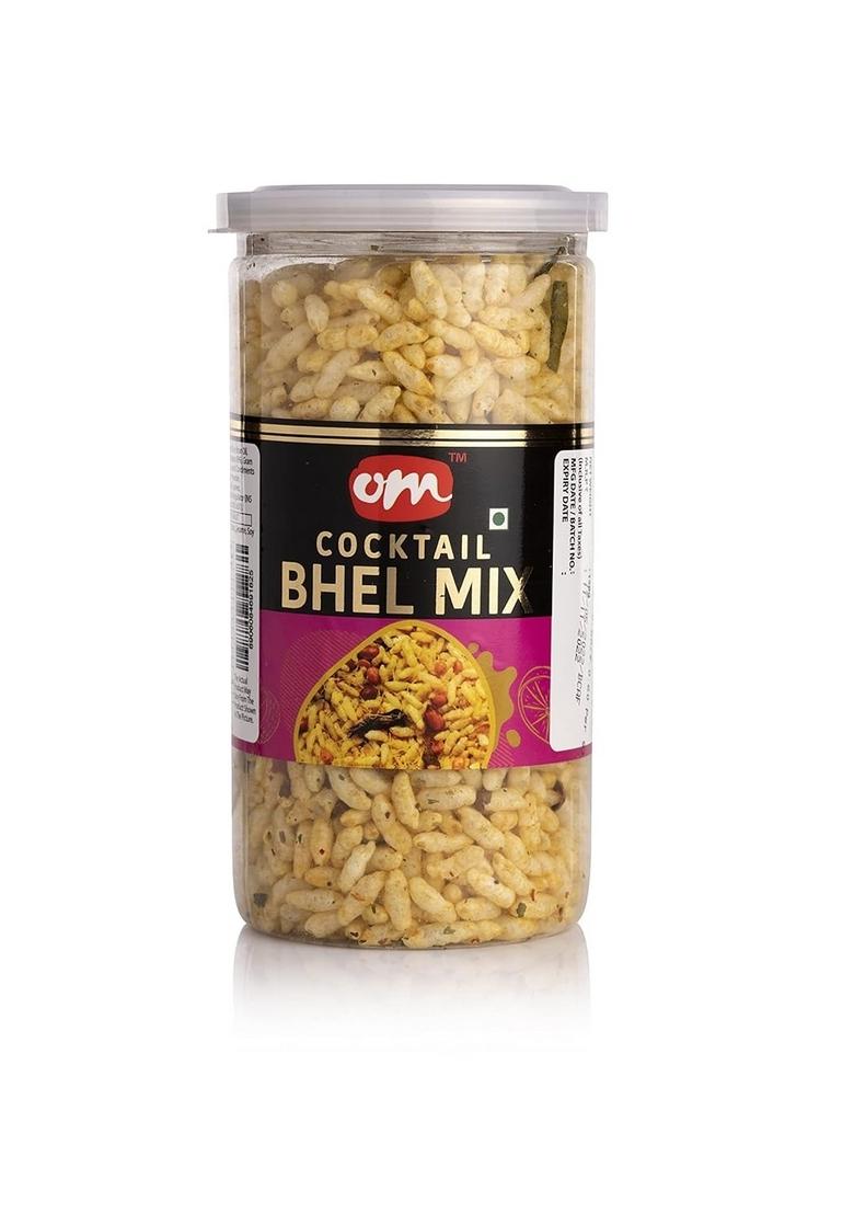 Om Sweets & Snacks Bhel Mix | Murmura Bhel Puffed Rice 150gm Each | Pack Of 2