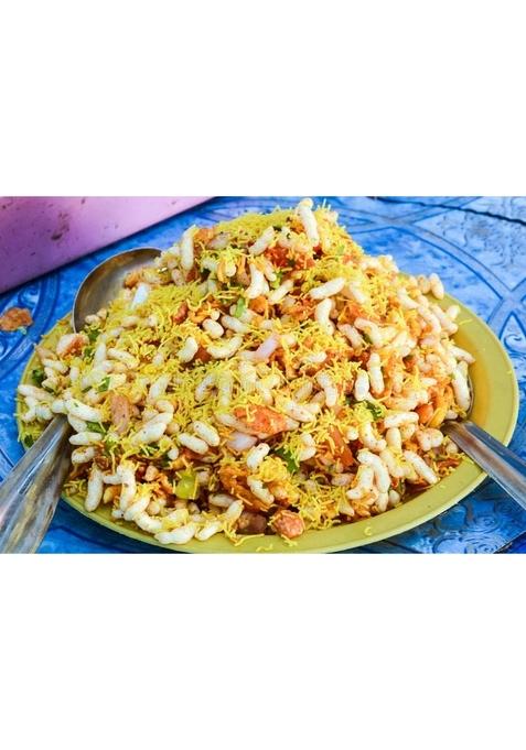 Om Sweets & Snacks Bhel Mix | Murmura Bhel Puffed Rice 150gm Each | Pack Of 2