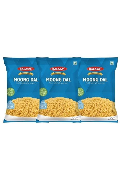 Balasa Moong Dal Namkeen – Crispy Salted Dal Snack | 200g x 3