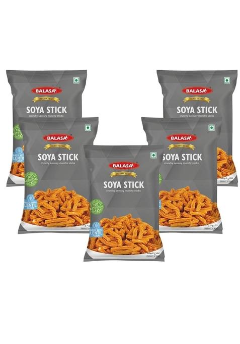 Balasa Soya Stick Namkeen – Crunchy Protein Snack | 1 kg (200g x 5)