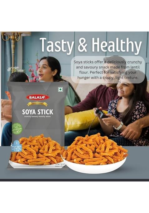 Balasa Soya Stick Namkeen – Crunchy Protein Snack | 1 kg (200g x 5)