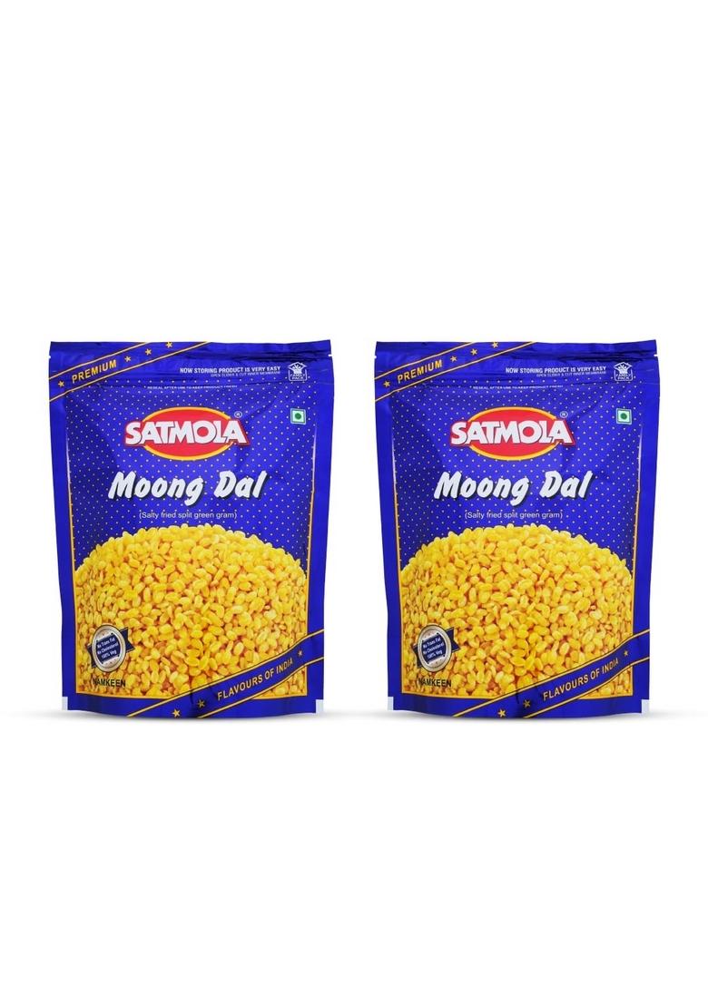 Satmola Moong Dal Namkeen – Crispy Classic Dal Snack | 350gm (Pack of 2)