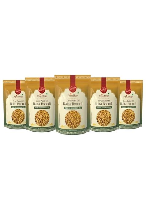 Spiceraga Raita Boondi – Crunchy Healthy Boondi | 800g (160g x 5)