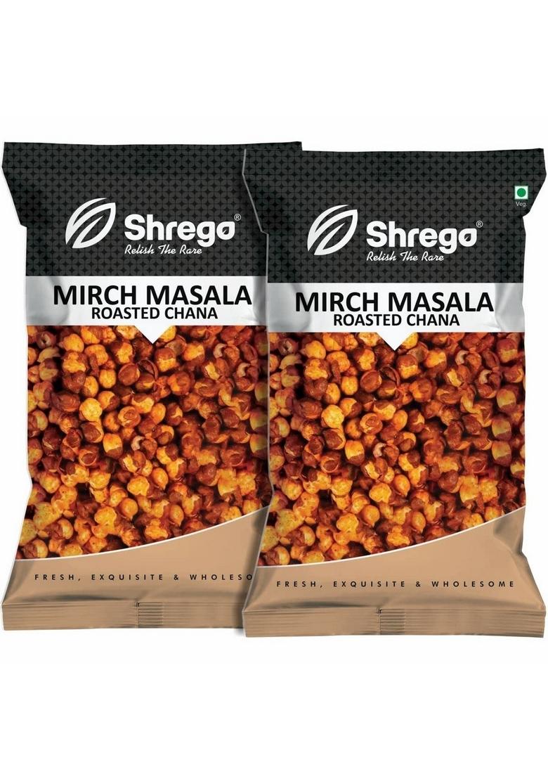 Shrego Mirch Masala Roasted Chana – Spicy Roasted Snack | 300 GM