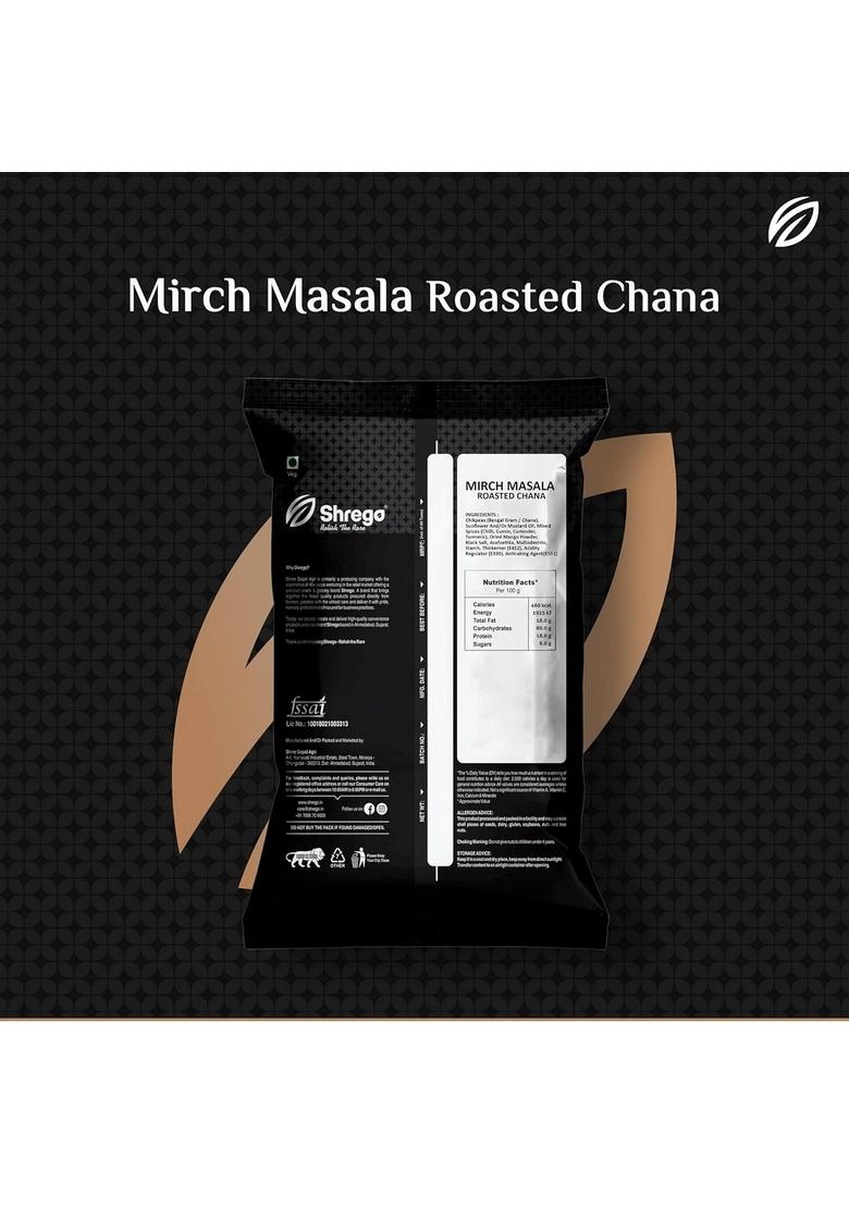 Shrego Mirch Masala Roasted Chana – Spicy Roasted Snack | 300 GM