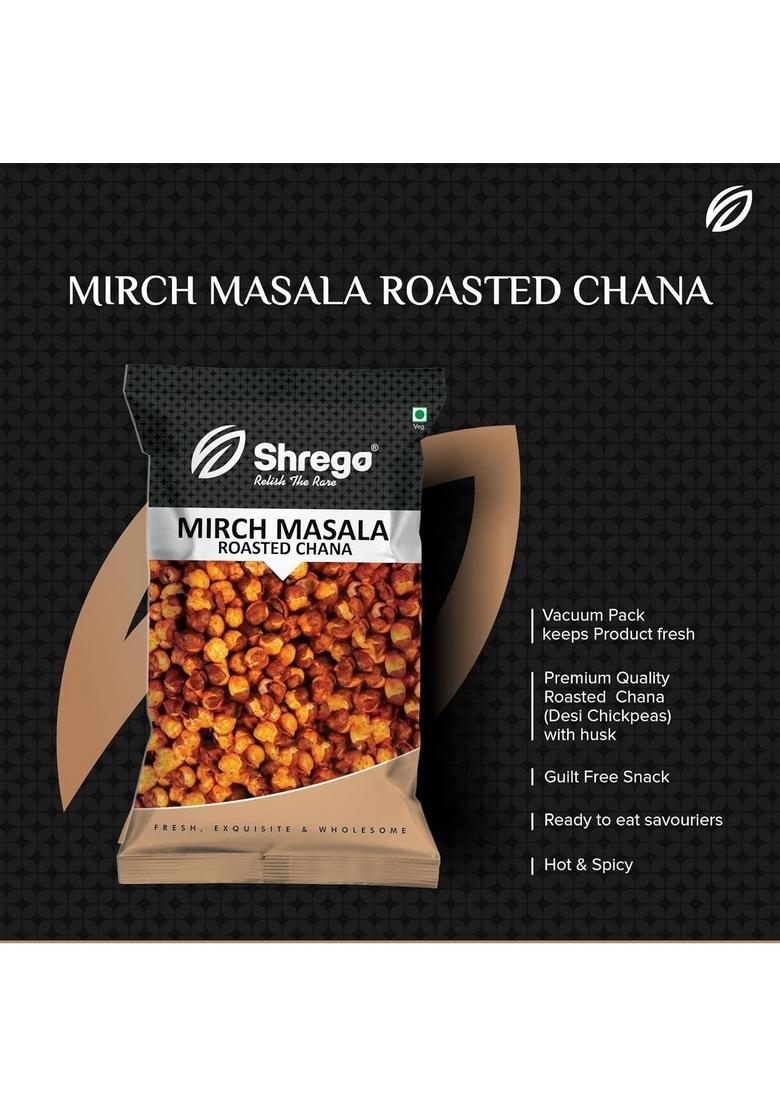 Shrego Mirch Masala Roasted Chana – Spicy Roasted Snack | 300 GM