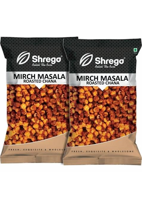 Shrego Mirch Masala Roasted Chana – Spicy Roasted Snack | 300 GM