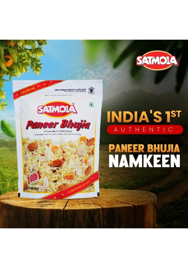 Satmola Paneer Bhujia & Hot Spicy Mixture – Namkeen Combo Pack | 300g + 400g