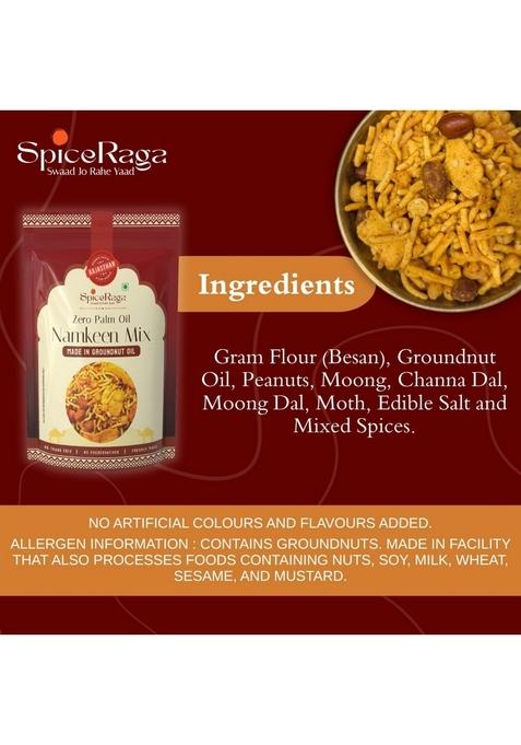 Spiceraga Mix Namkeen – Healthy Groundnut Oil Snack | Pack of 5 (160g Each)