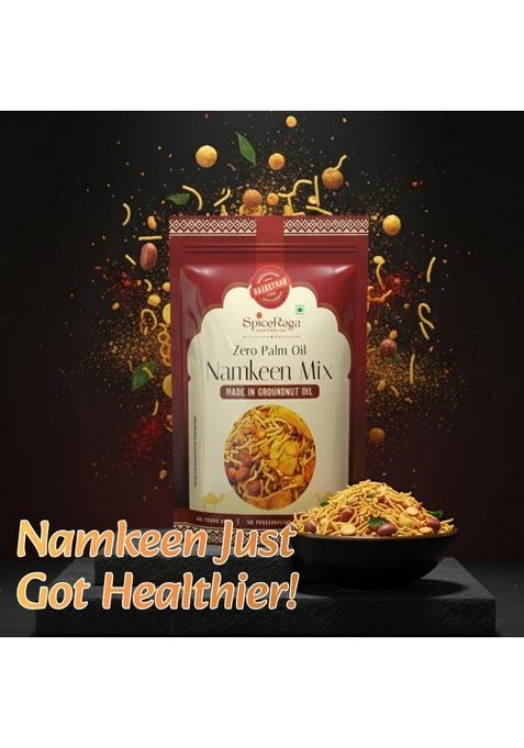 Spiceraga Mix Namkeen – Healthy Groundnut Oil Snack | Pack of 5 (160g Each)