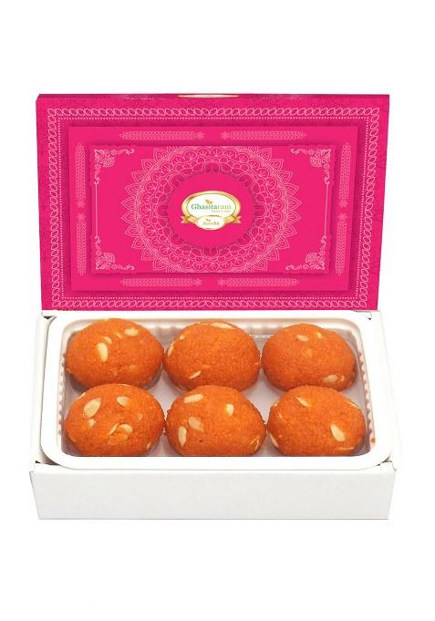 Ghasitaram Motichoor/Boondi Laddoo Box (200 Gms)