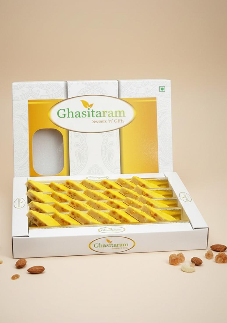 Ghasitaram Mango Fruit Kaju Katli 200 Gms