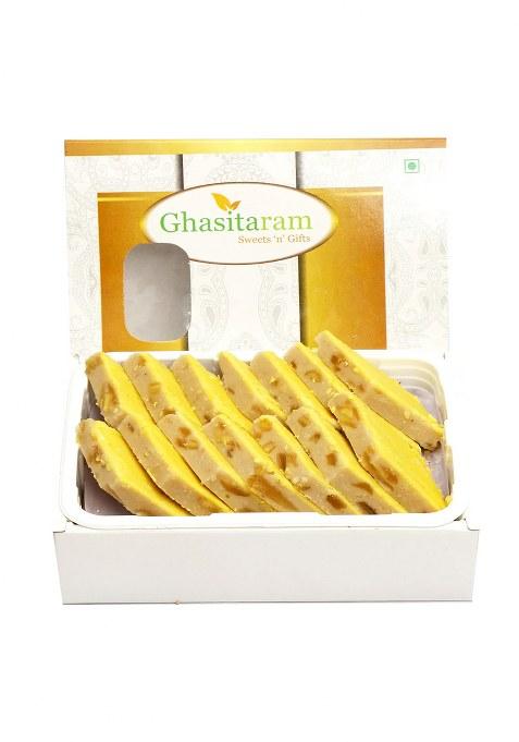 Ghasitaram Mango Fruit Kaju Katli 200 Gms