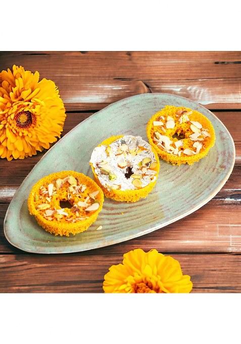 Ghasitaram Holi Sweets| Hampers| Gifts Mini Ghevar (Pack Of 6) -(For Abroad Delivery)