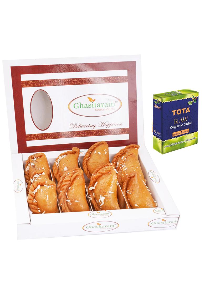 Ghasitaram Holi Sweets| Hampers| Gifts-Gujiya Box (200 Gms)