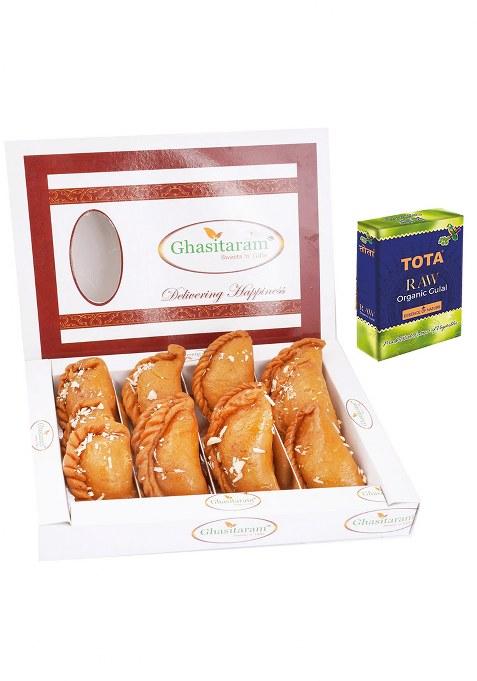 Ghasitaram Holi Sweets| Hampers| Gifts-Gujiya Box (200 Gms)