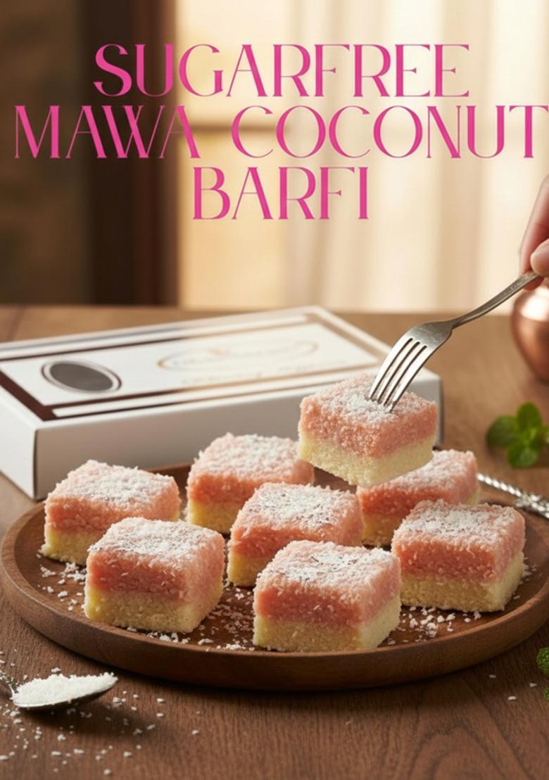 Ghasitaram Sugarfree Mawa Coconut Barfi 200 Gms