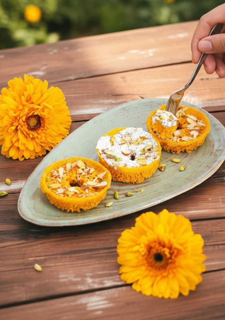 Ghasitaram Holi Sweets| Hampers| Gifts Mini Ghevar (Pack Of 6)- (For India Delivery)