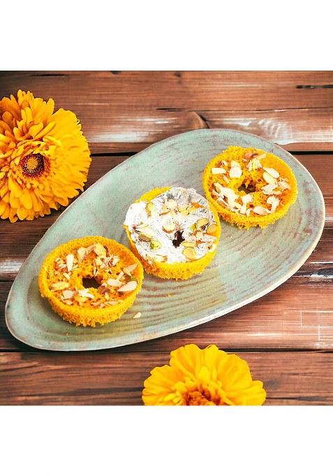 Ghasitaram Holi Sweets| Hampers| Gifts Mini Ghevar (Pack Of 6)- (For India Delivery)