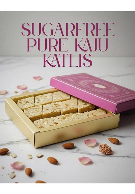 Ghasitaram Diwali Gifts Sweets Sugarfree Pure Kaju Katlis Box 200 Gms