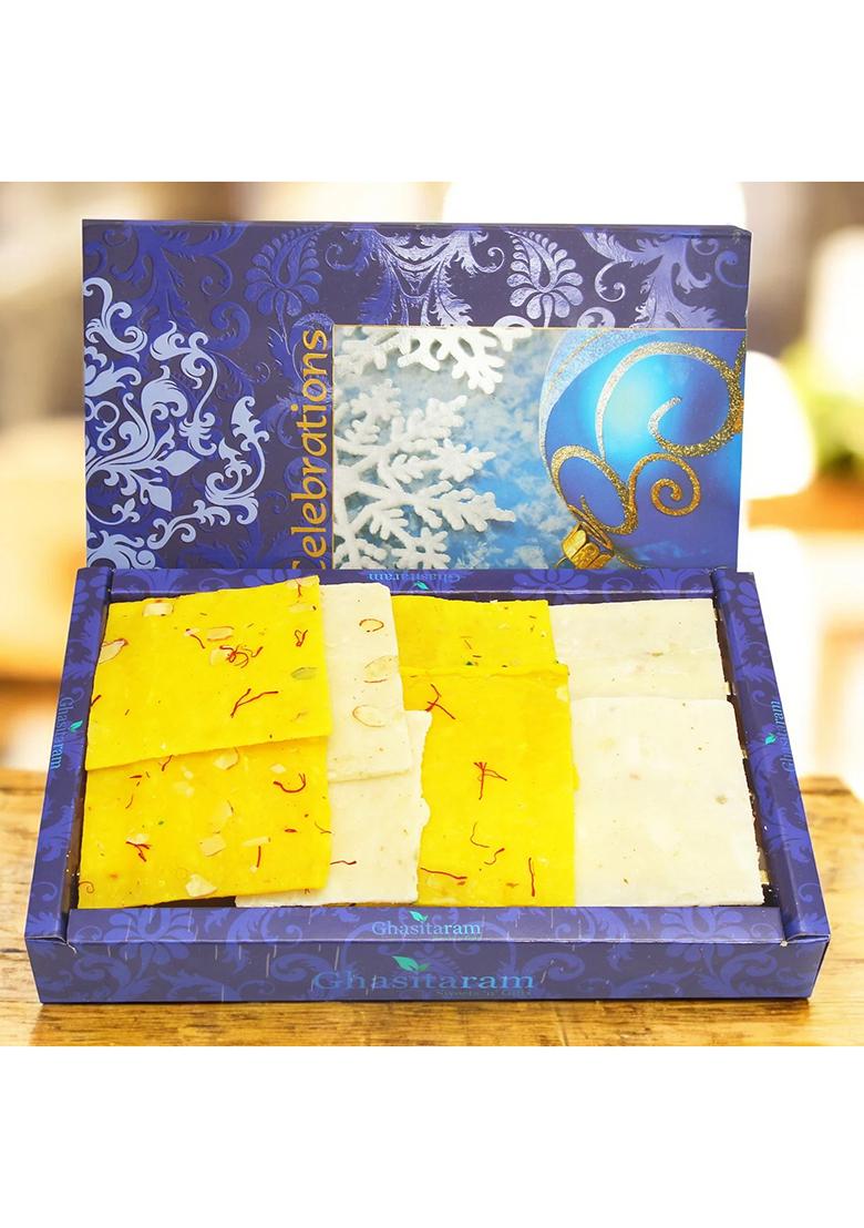 Ghasitaram Best Indian Sweets For Diwali-Diwali Gifts-Ice(Bombay) Halwa (200 Gms)