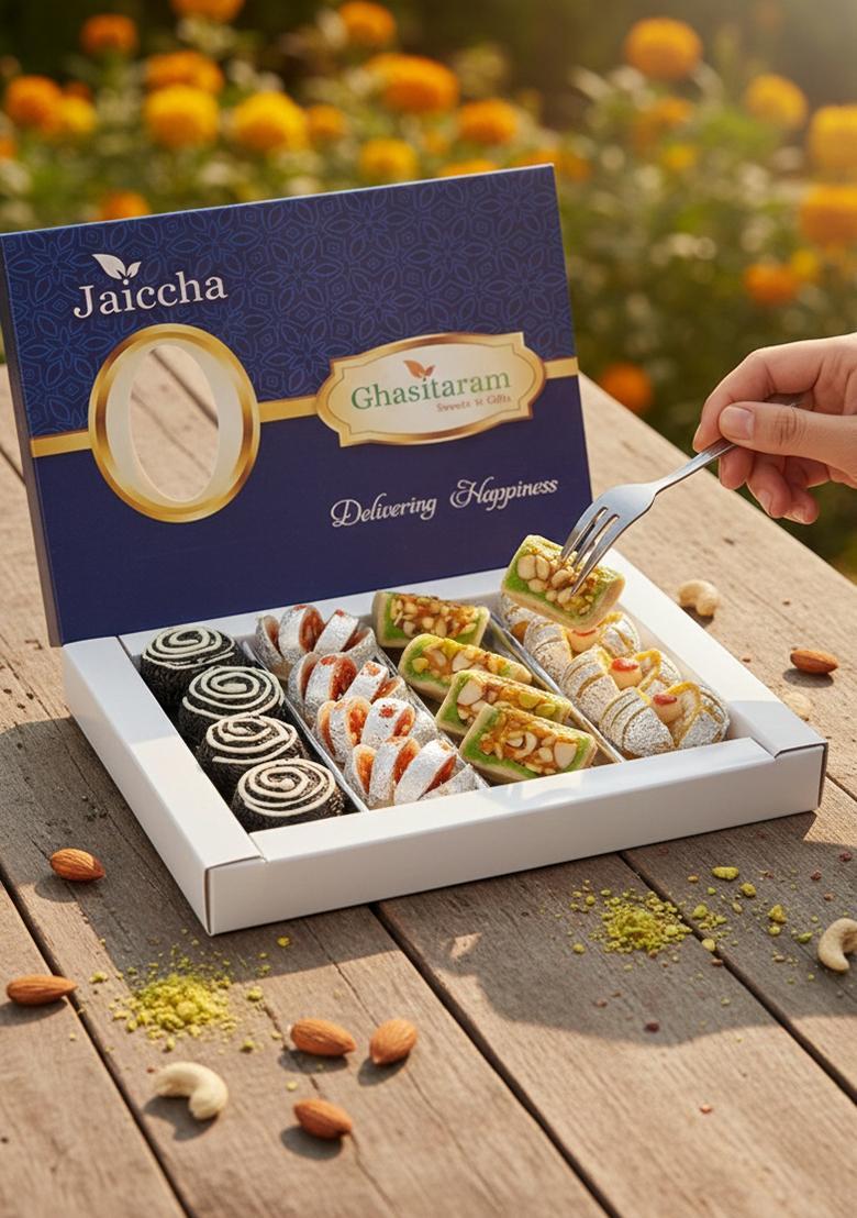 Ghasitaram Best Indian Sweets For Diwali-Diwali Gifts-Dryfruit Special Fancy 400 Gms
