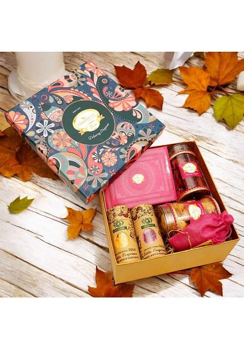 Ghasitaram Holi Sweets| Hampers| Gifts-Ghasitaram Big Hamper Box Of Gujiyas, Namkeens, Thandai And Organic...