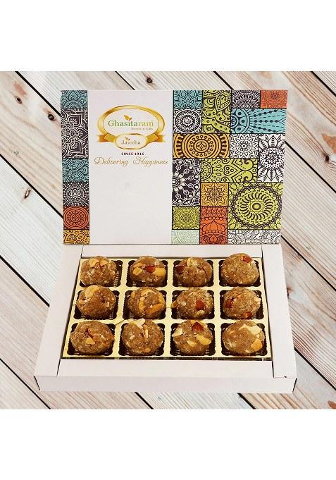 Ghasitaram Lohri Gond Dryfruit Laddoo 12 Pcs