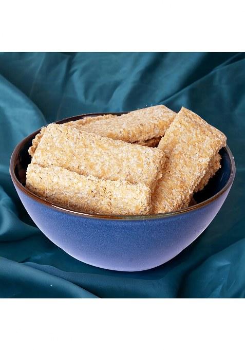 Ghasitaram Lohri Sweets-Gud Til Khasta (Flaky) Gachak/Gajak 200 Gms