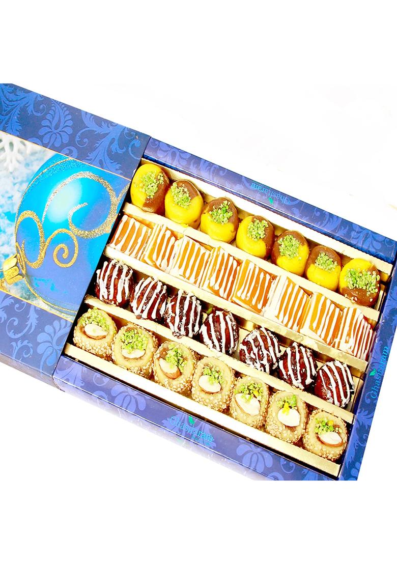 Ghasitaram Best Indian Sweets For Diwali-Diwali Gifts-Assorted Exotic Mix 400 Gms