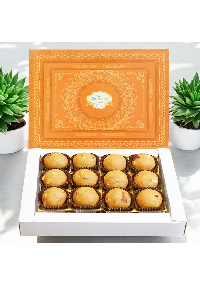 Ghasitaram Sweets-Sugarfree Besan Laddoo 200 Gms