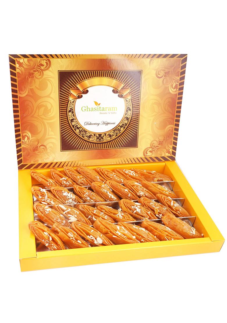 Ghasitaram Holi Sweets| Hampers| Gifts-Khaja 200 Gms