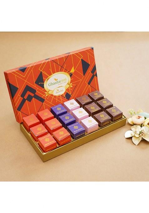 Ghasitaram Sweets-Sugarfree Assorted Mewa Bites In Designer Box