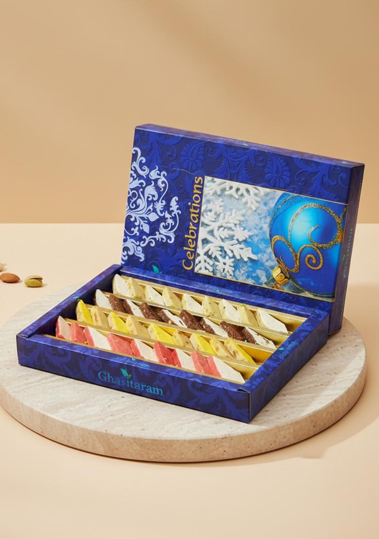 Ghasitaram Sweets- Assorted Irish Kaju Katlis 400 Gms