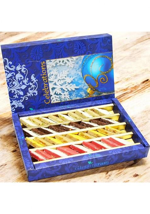 Ghasitaram Sweets- Assorted Irish Kaju Katlis 400 Gms