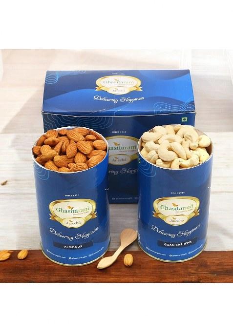 Ghasitaram Cashew And Almond Cans