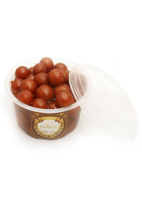 Ghasitaram For India Delivery Only-Fresh Shahi Gulab Jamun (Mini) Pack Small
