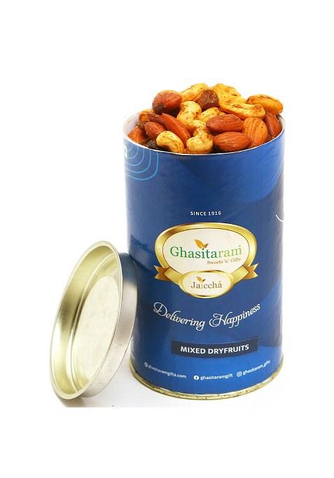 Ghasitaram Unique Diwali Gifts-Diwali Dryfruits-Mix Salted Dryfruits Can
