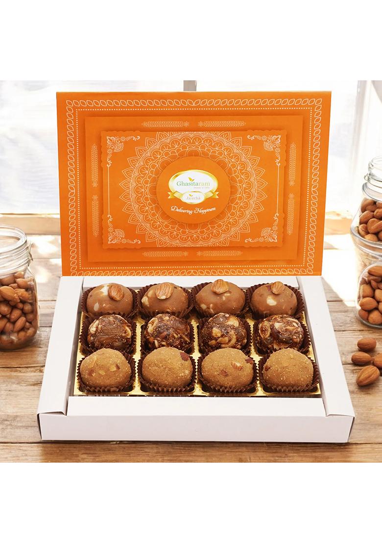 Ghasitaram Assorted Laddoos Box 6 Pcs