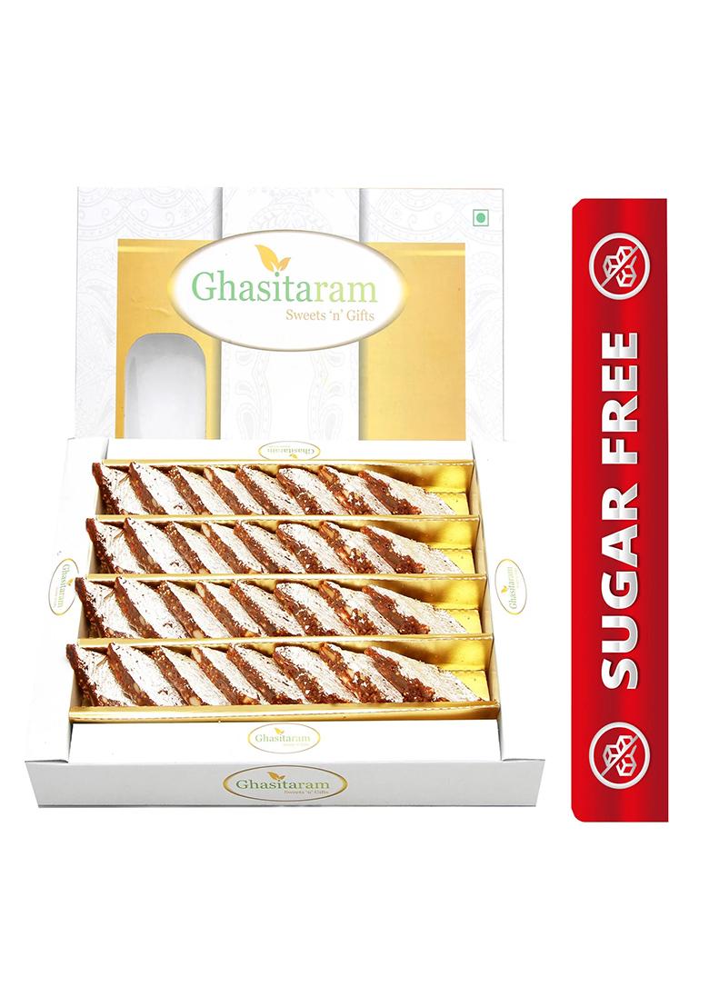 Ghasitaram Best Indian Sweets For Diwali-Diwali Gifts-Nani'S Special Besan Barfi 200 Gms