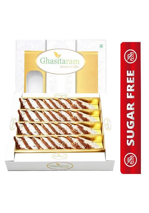 Ghasitaram Best Indian Sweets For Diwali-Diwali Gifts-Nani'S Special Besan Barfi 200 Gms